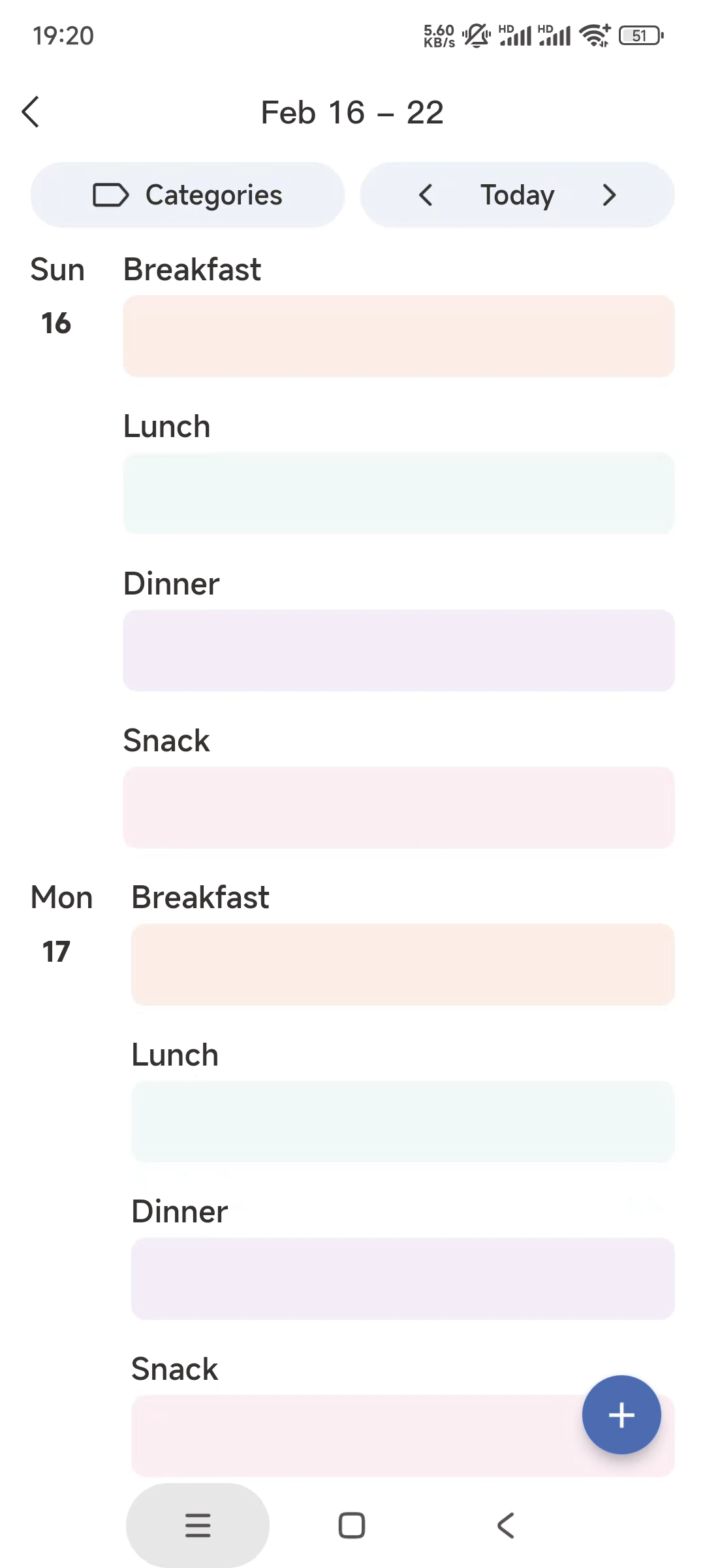 Meal Plan 1