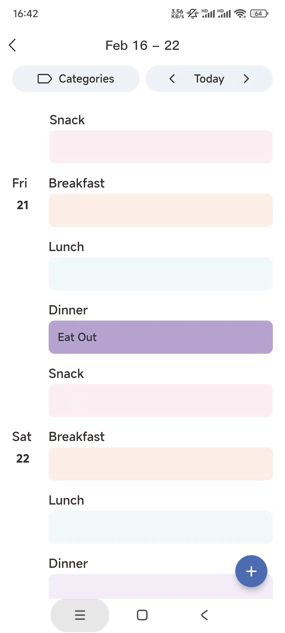 Meal Plan 1